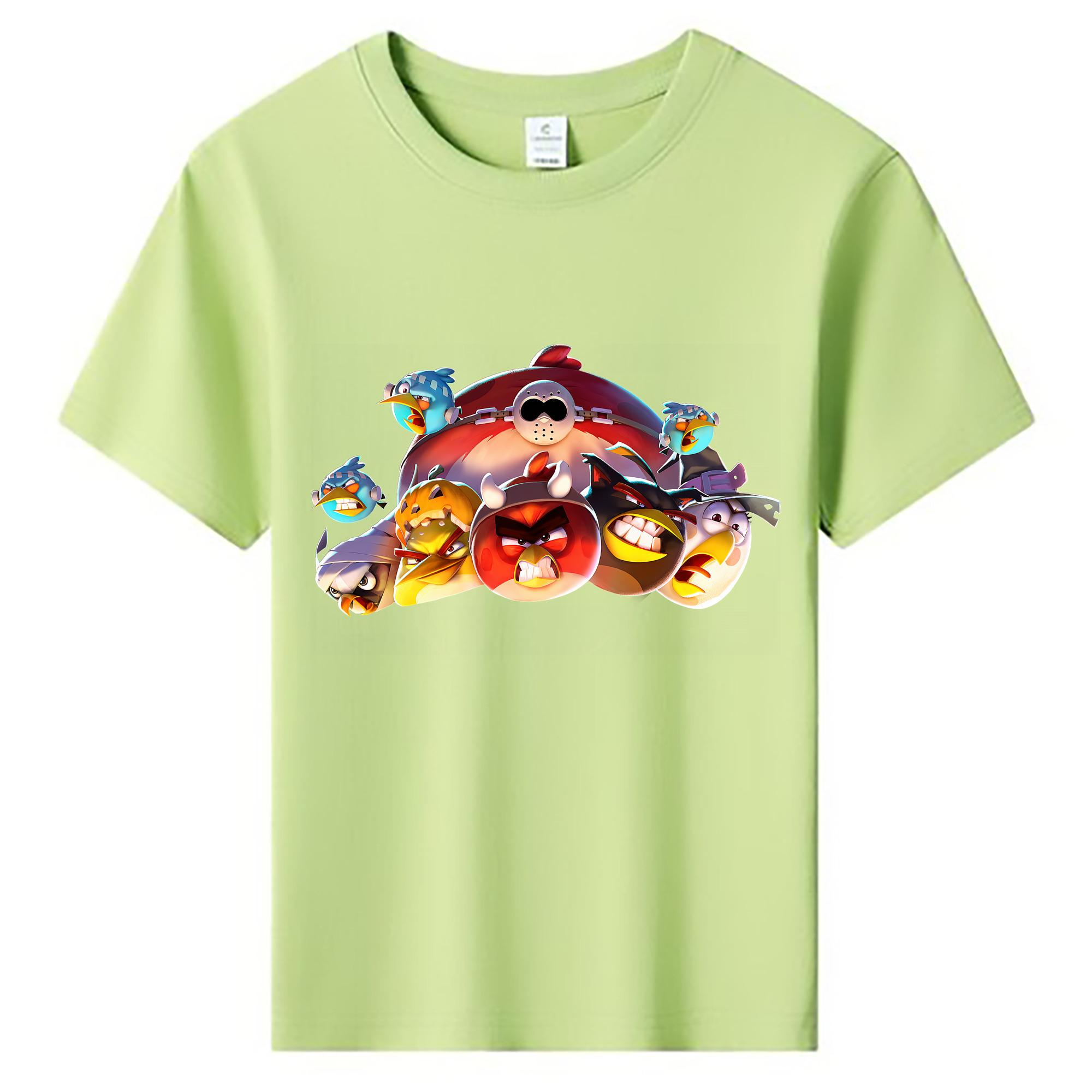 （画像用） Angry Birds アングリーバード 綿100％キッズTシャツ（フロントプリント）